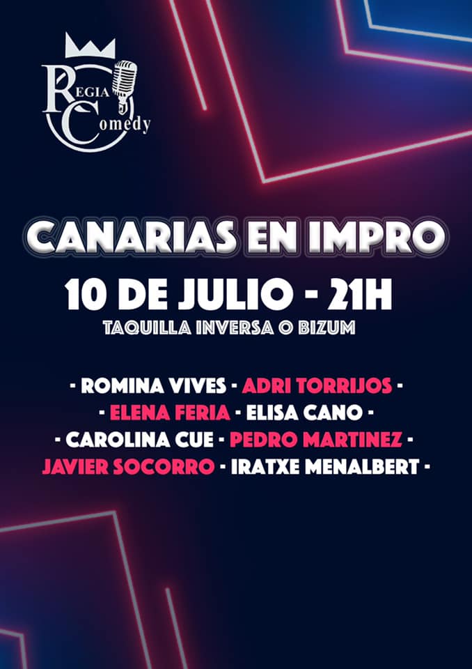 Canarias en impro regia comedy julio 2020