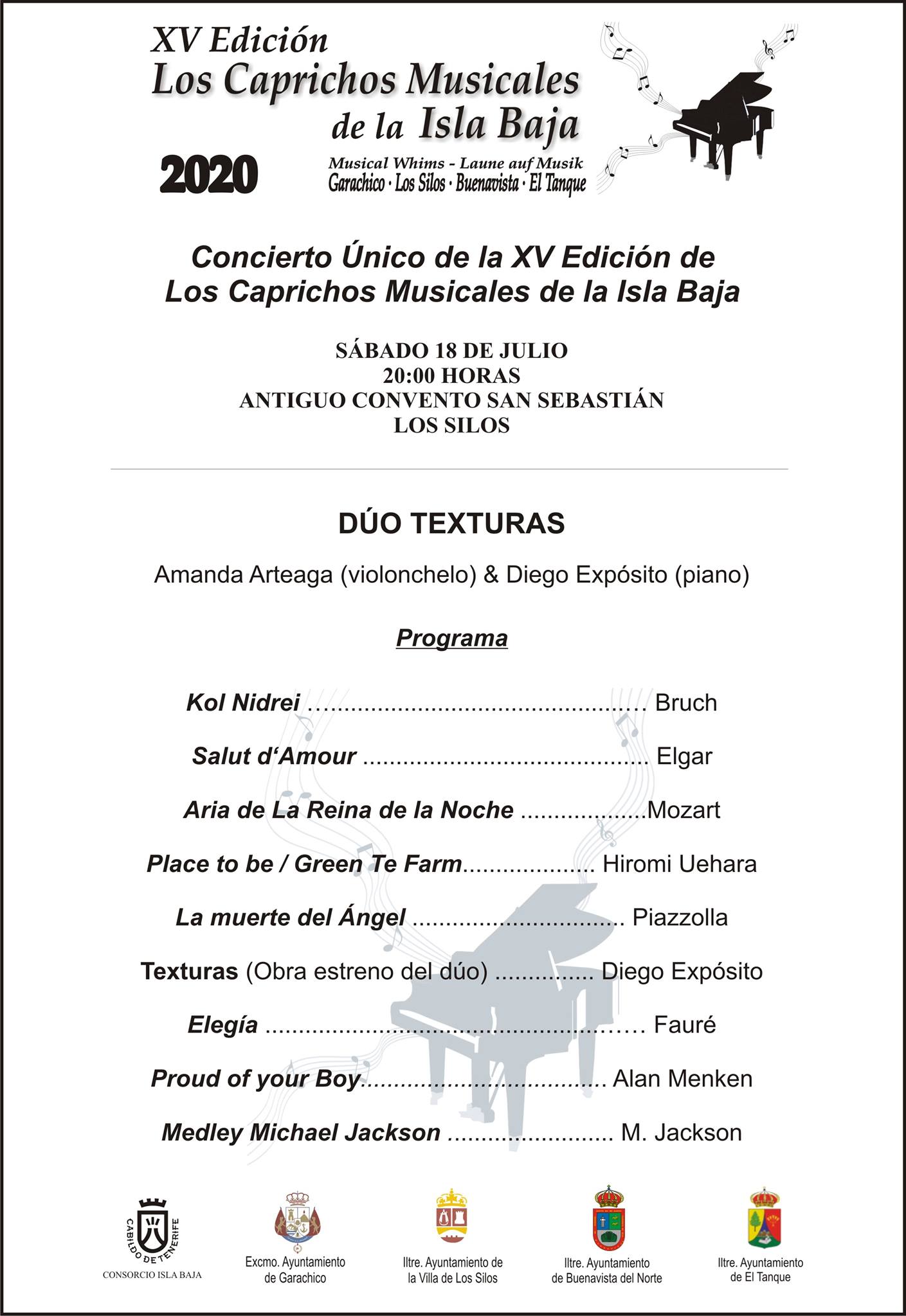 XV edición de los Caprichos Musicales de la Isla Baja 2020