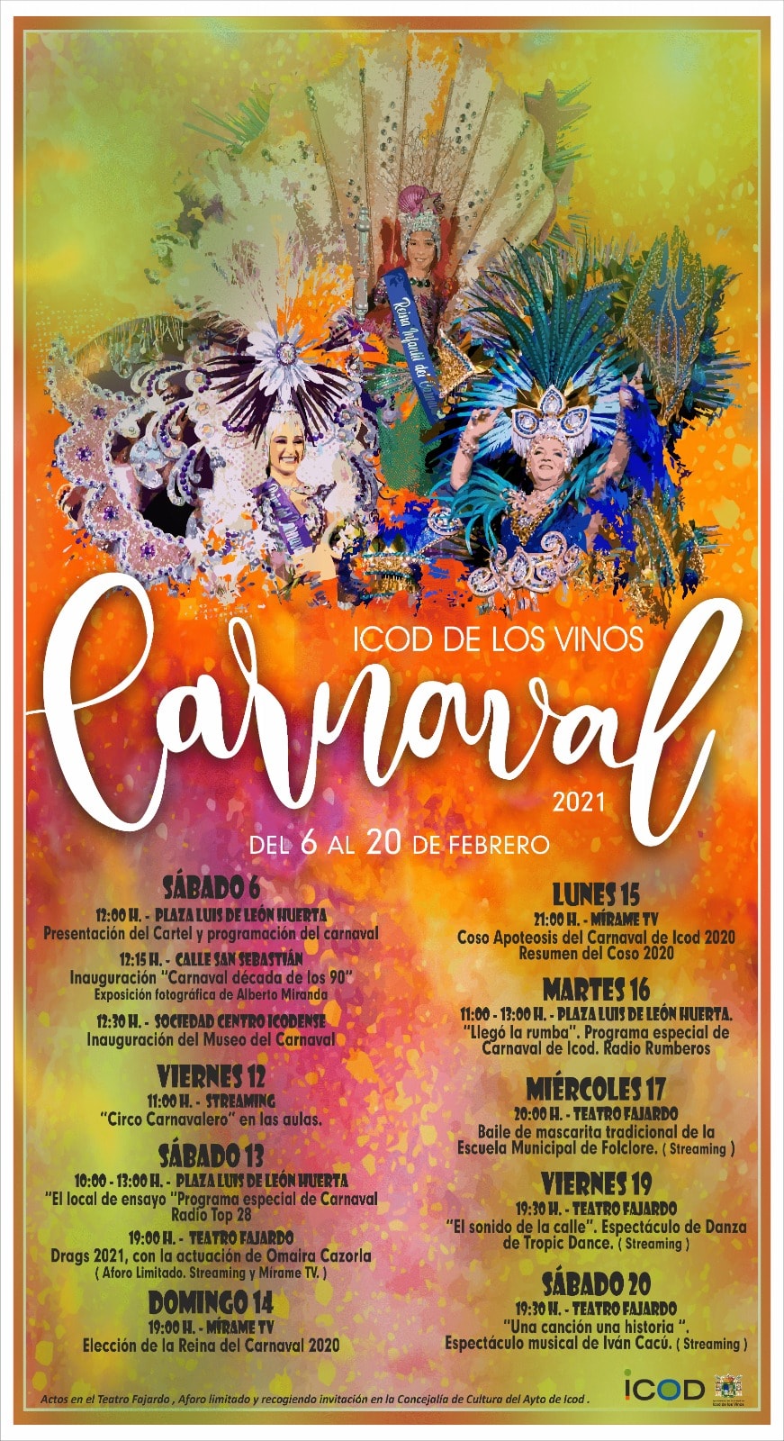 Carnaval Icod Los Vinos febrero 2021