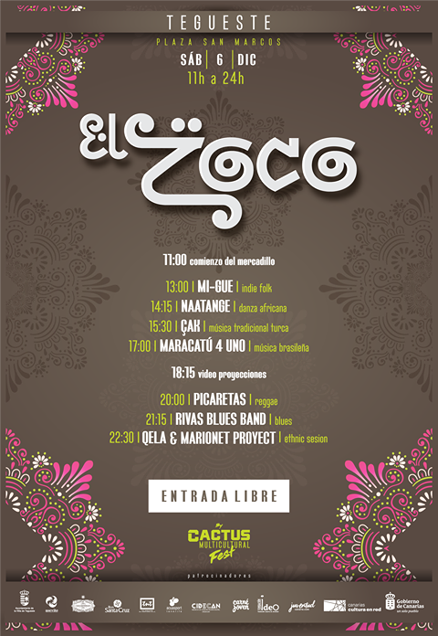 Festival El Zoco tegueste plaza san marcos programa diciembre 2019