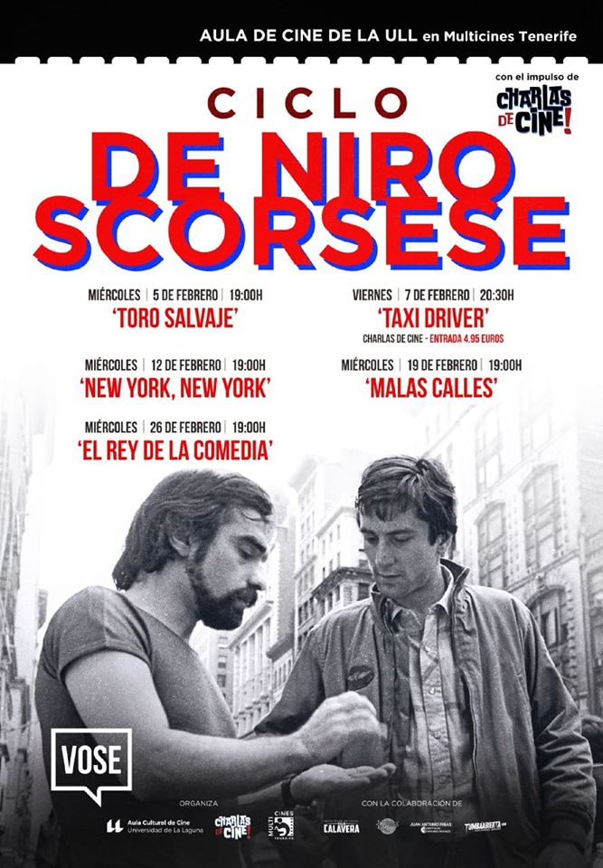 Ciclo cine Niro Scorsese multicines tenerife laguna febrero 2020