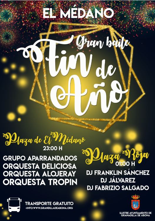 Gran Baile fin Año Médano granadilla diciembre 2019