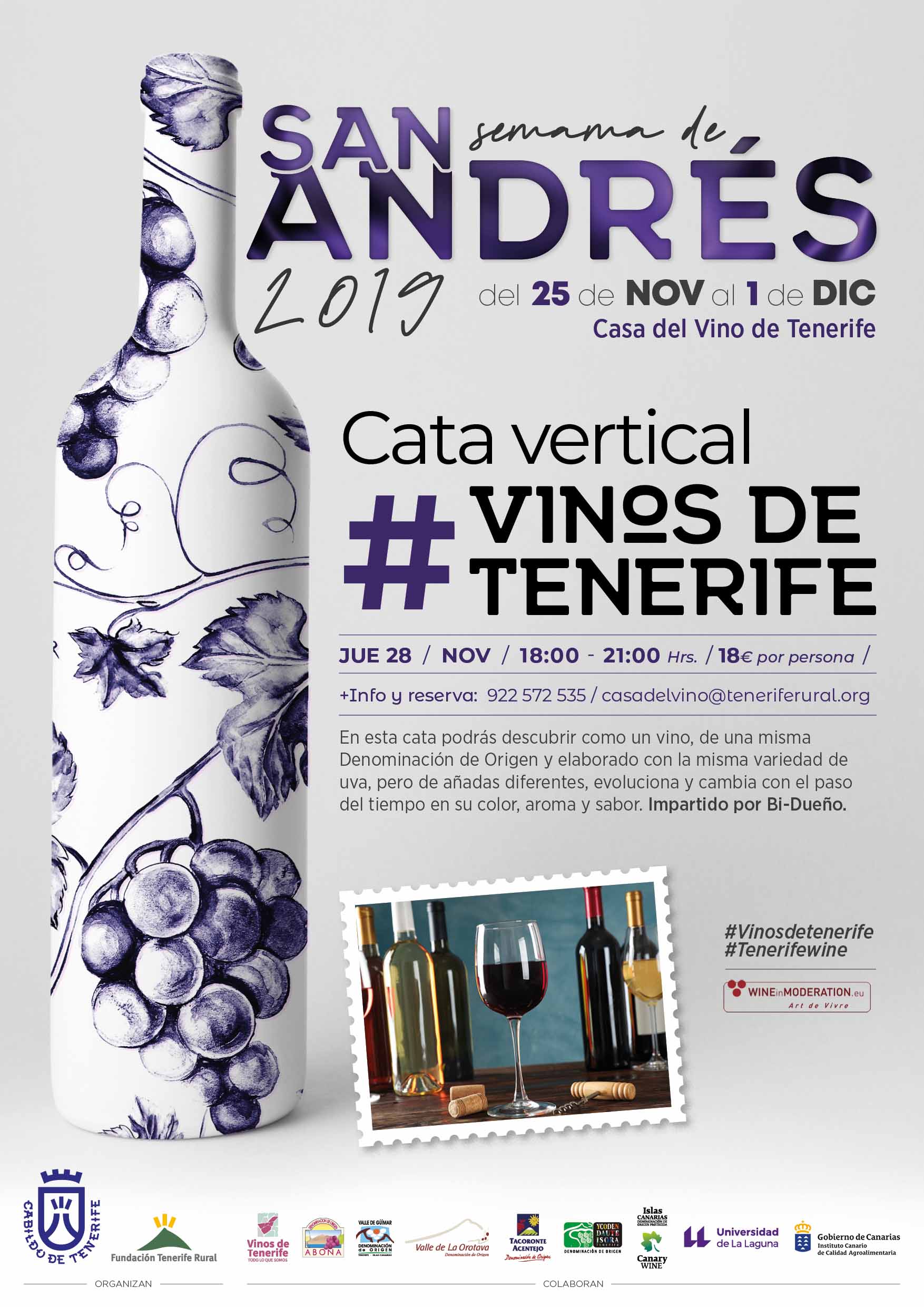 Cata Vertical de Vinos de Tenerife