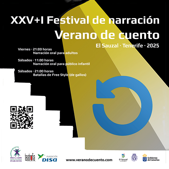 cartel verano de cuento 2025 el sauzal tenerife
