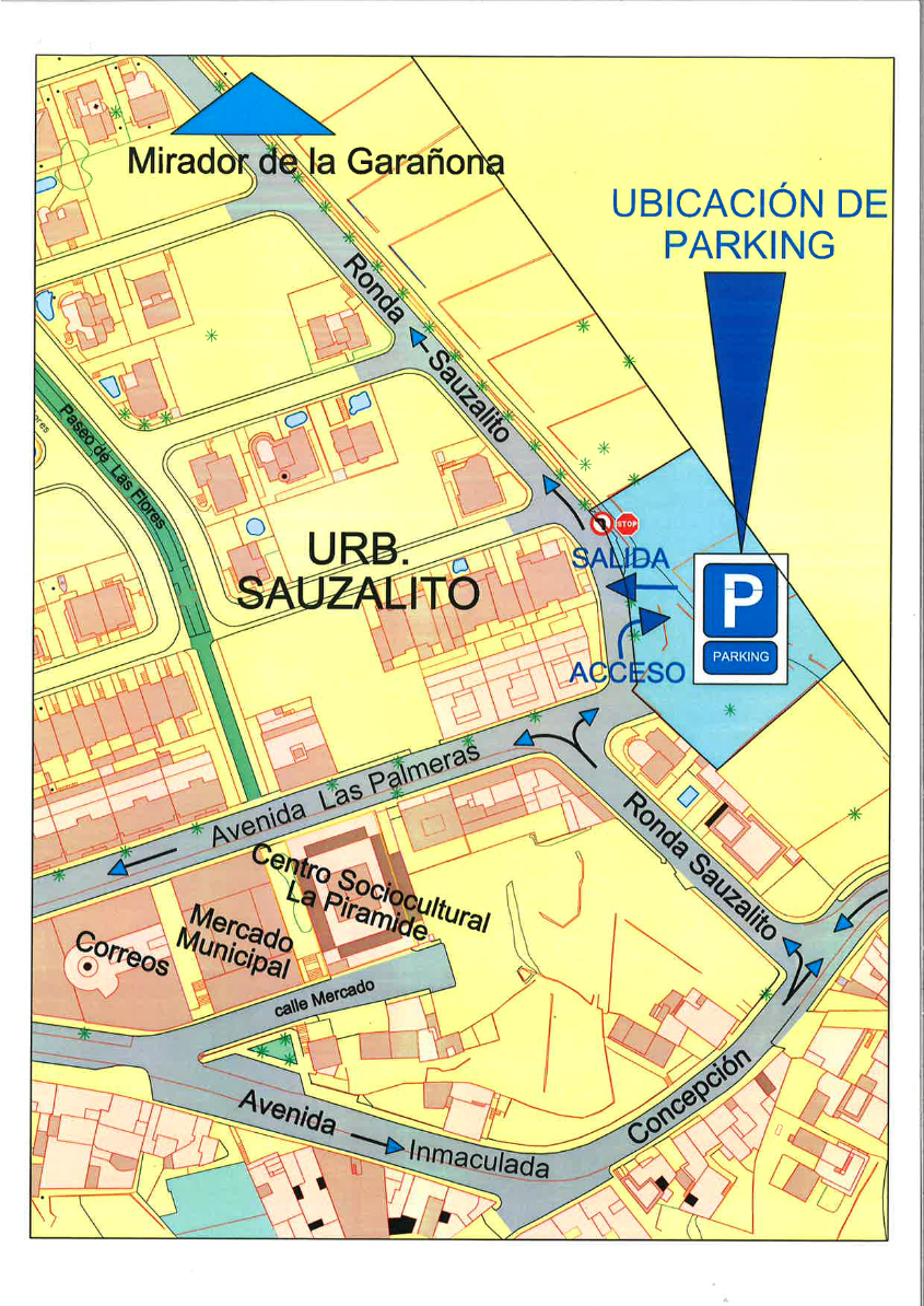 zonas aparcamiento Gran Cabalgata Mágica de Reyes sauzal enero 2020.png