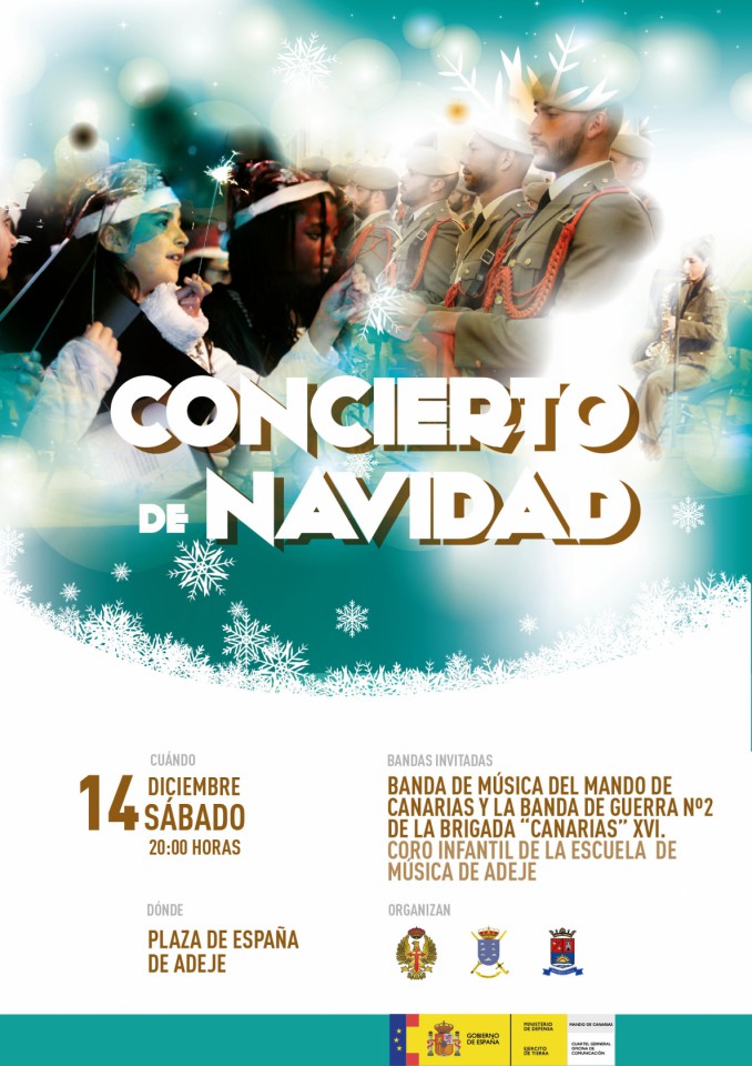 Concierto de Navidad Adeje plaza españa diciembre 2019