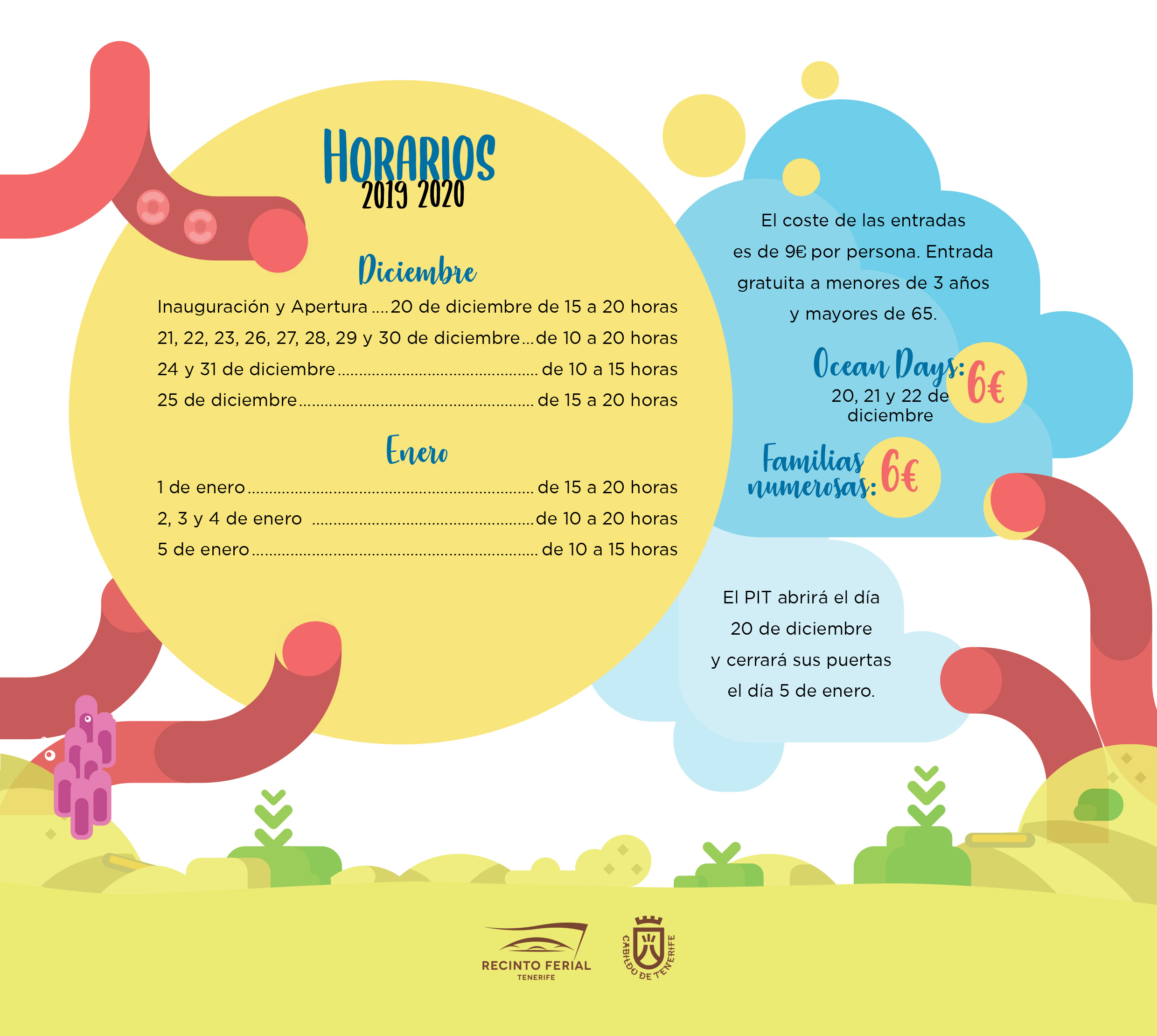 Parque Infantil y juvenil Tenerife PIT recinto ferial santa cruz diciembre 2019